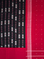 Black and Red Nuapatna Handloom Cotton Dress Material