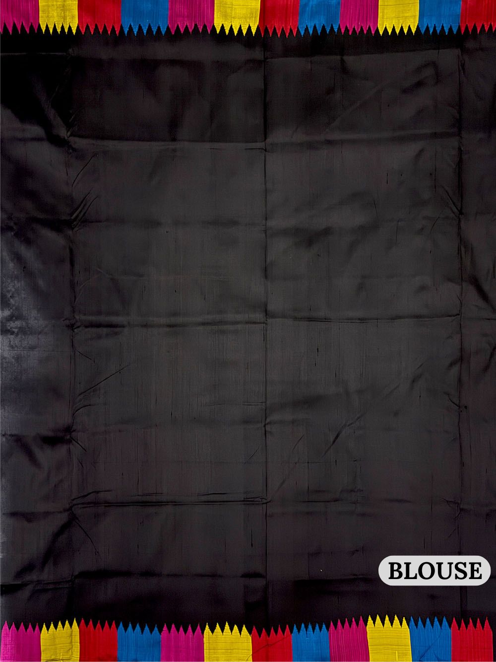 Lemon Yellow Double Pallu Handloom Berhampuri Pure Silk Patta Saree