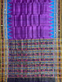 Purple and Turquoise Sachipar Pure Silk Handloom Khandua Patta Saree