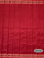 White and Red Pure Silk Handloom Khandua Patta Saree