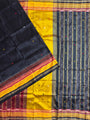 Black Kathiphera Pure Silk Handloom Khandua Patta Saree