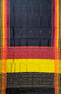 Black Kathiphera Pure Silk Handloom Khandua Patta Saree