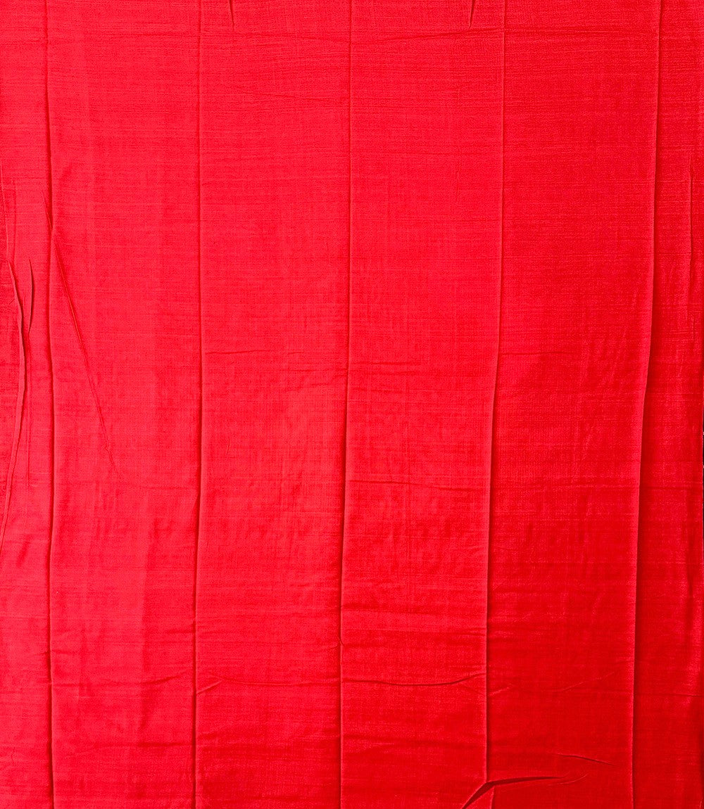 Black and Red Sambalpuri Handloom Cotton Dress Material