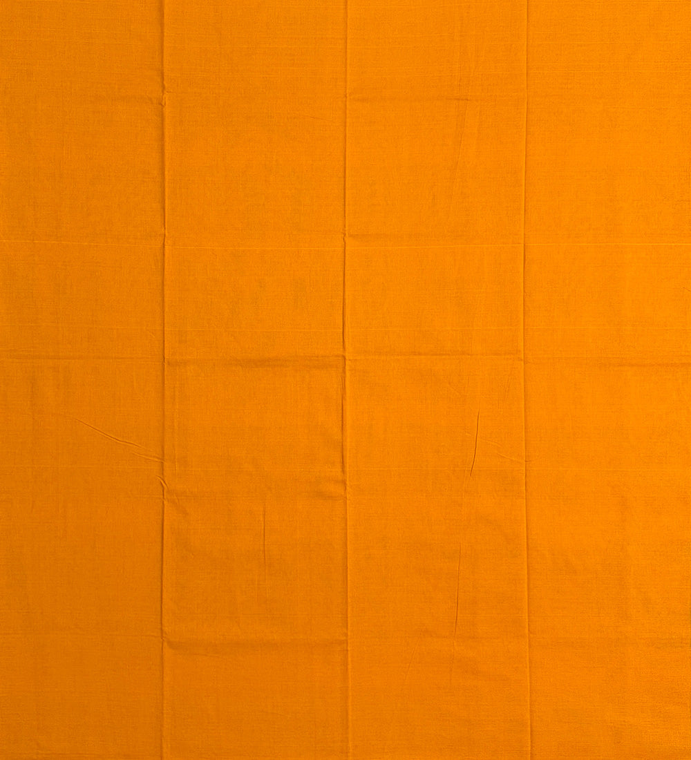 Black, Yellow and Red Sambalpuri Handloom Cotton Dress Material in Utkal Laxmi Pattern