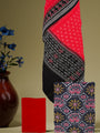 Black, yellow and Red Tribal Motifs Sambalpuri Handloom Cotton Dress Material