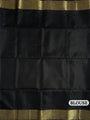 Black and Golden Pure Silk Kanjivaram Handloom Saree