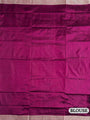 Black and Magenta Pure Sambalpuri Silk Handloom Saree