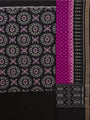 Black and Magenta Sambalpuri Handloom Cotton Dress Material