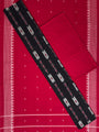 Black and Red Nuapatna Handloom Cotton Dress Material