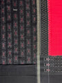 Black and Red Sambalpuri Handloom Cotton Dress Material
