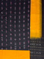 Black and Yellow Pasapalli Pattern Nuapatna Handloom Cotton Dress Material