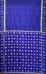 Blue Pure Silk Handloom Khandua Patta Saree with Pasapalli Design