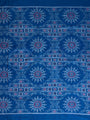 Blue and Black Sambalpuri Handloom Cotton Dress Material
