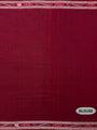 Blue and Maroon Nuapatna Handloom Cotton Saree with Embroidered Motifs
