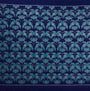 Blue and Teal Sambalpuri Handloom Cotton Dress Material With Parrot Motifs