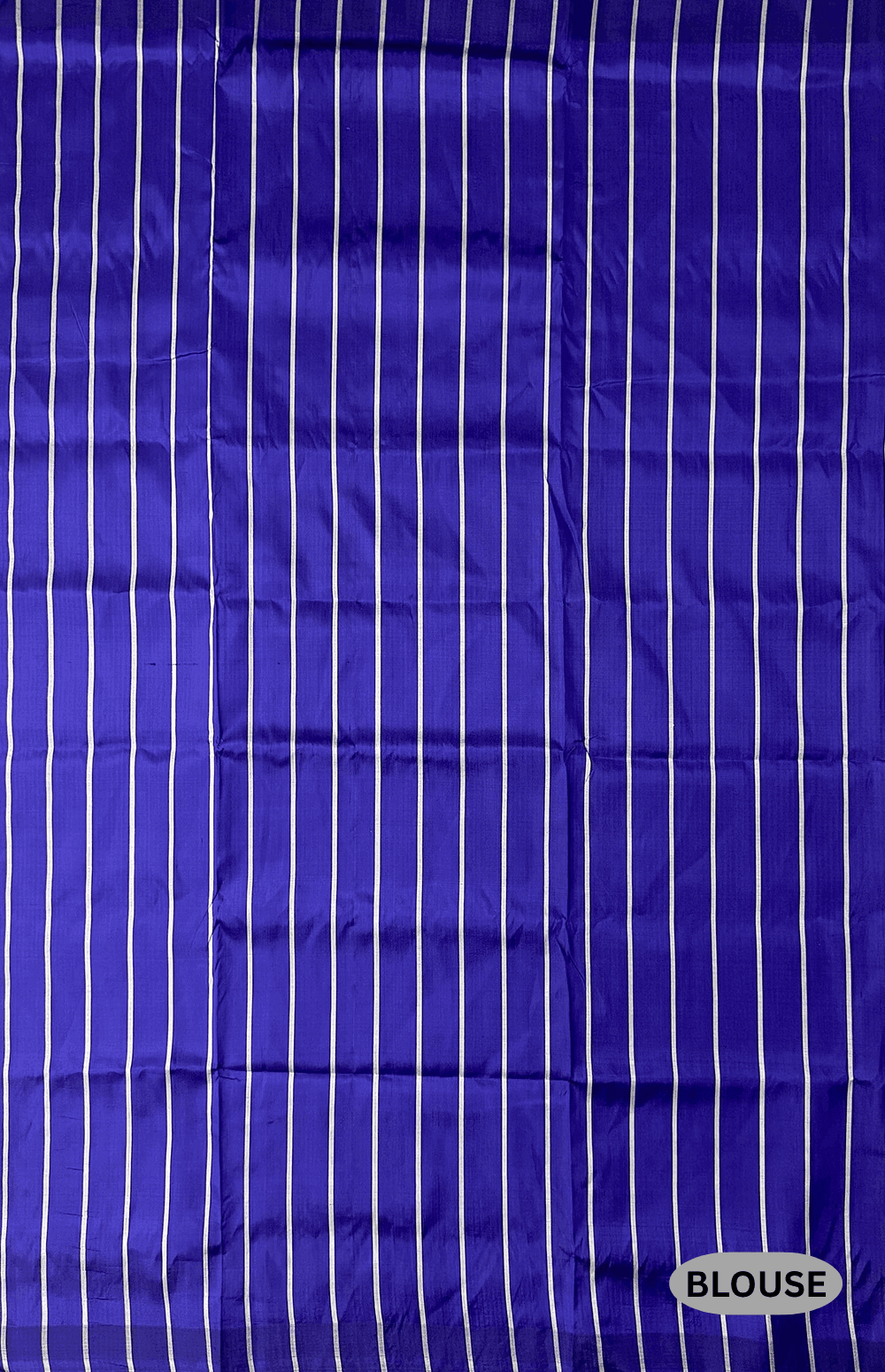 Blue and White Pure Silk Handloom Khandua Patta Saree