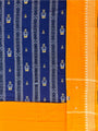 Blue and Yellow Nuapatna Handloom Cotton Dress Material