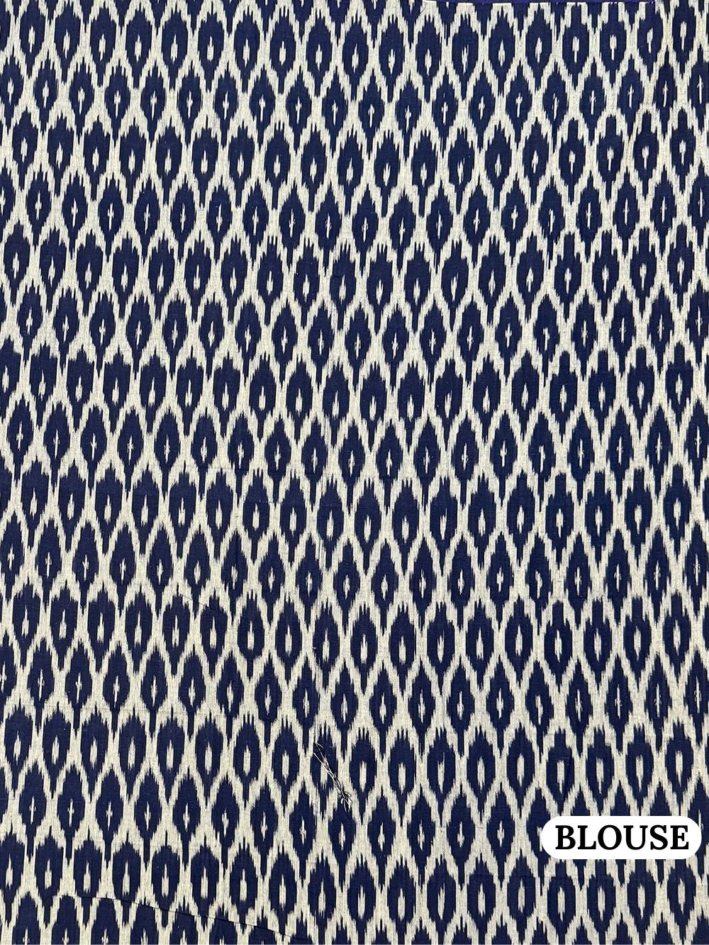 Bottle Green and Blue Pochampally Mercerised Cotton Handloom Saree in Ikkat Pattern