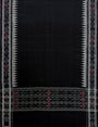 Burgundy and Black Sambalpuri Handloom Cotton Dress Material