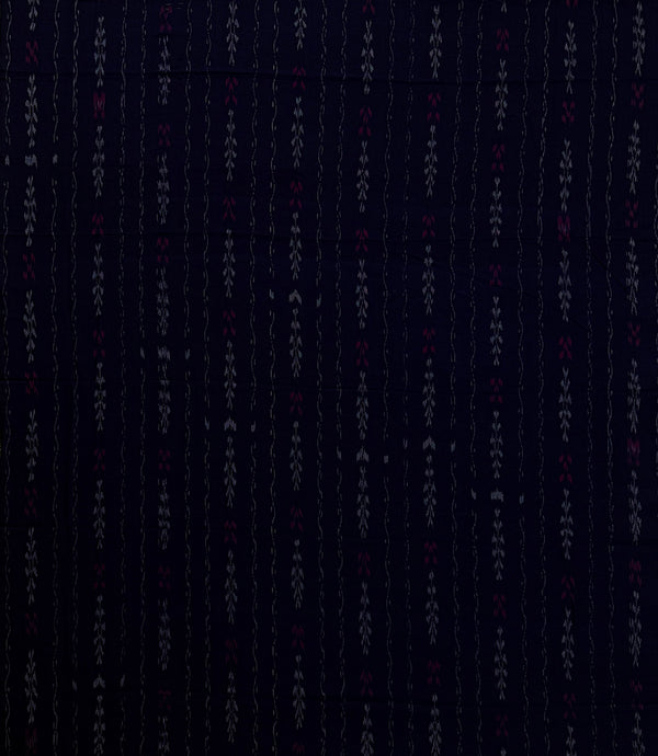 Dark Blue and Turquoise Sambalpuri Handloom Cotton Dress Material