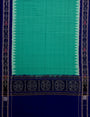 Dark Blue and Turquoise Sambalpuri Handloom Cotton Dress Material