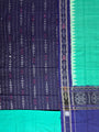 Dark Blue and Turquoise Sambalpuri Handloom Cotton Dress Material
