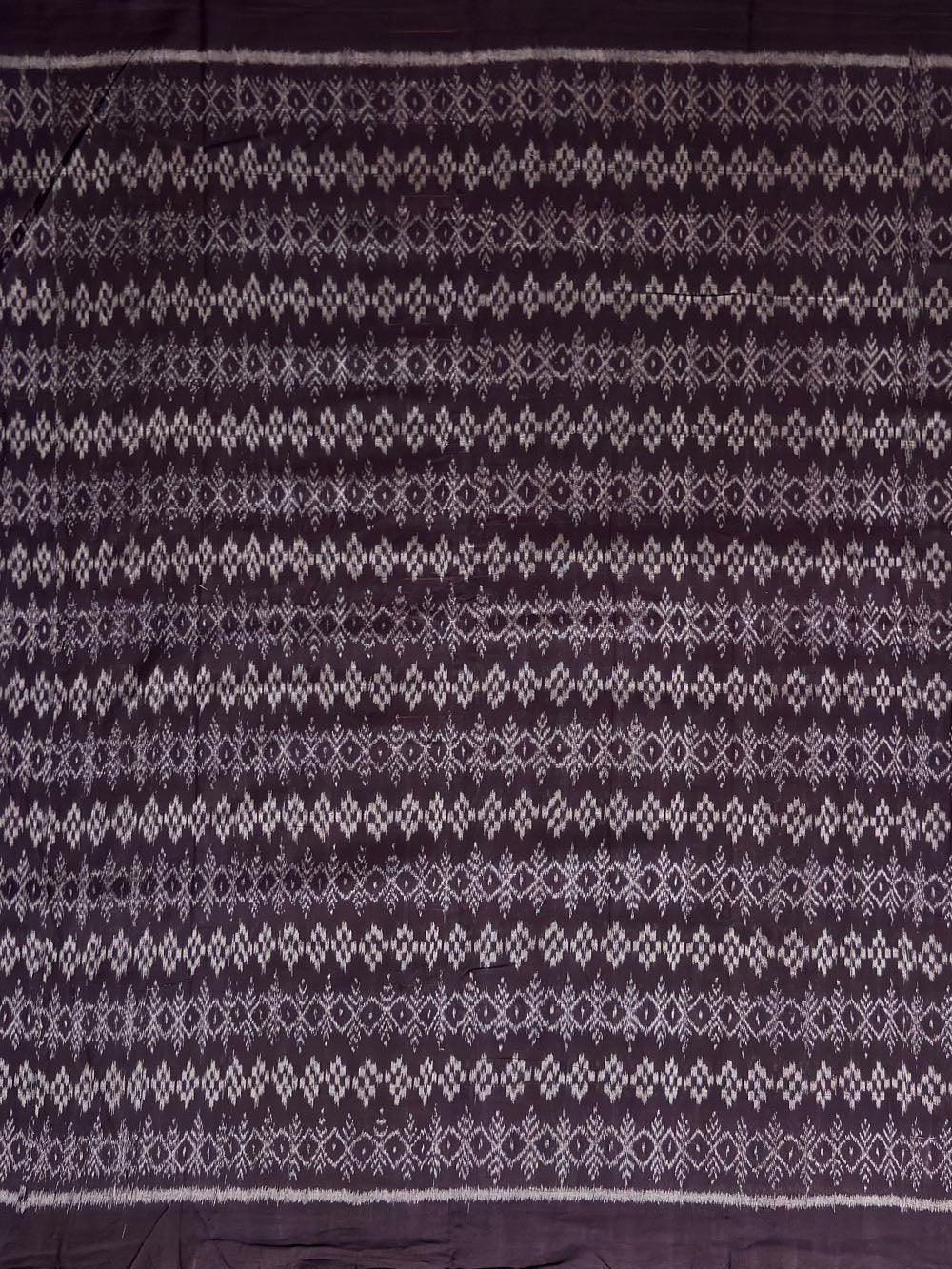 Dark Brown and Teal Sambalpuri Handloom Cotton Dress Material