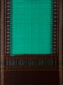 Dark Brown and Teal Sambalpuri Handloom Cotton Dress Material