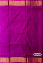 Bottle Green and Pink Pure Silk Uppada Handloom Saree with alternate Golden & Silver Butta