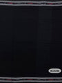 Dark Green and Black Nuapatna Handloom Cotton Saree with Embroidered Motifs