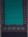 Green, Maroon and Black Sambalpuri Handloom Cotton Dress Material