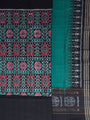 Green, Maroon and Black Sambalpuri Handloom Cotton Dress Material