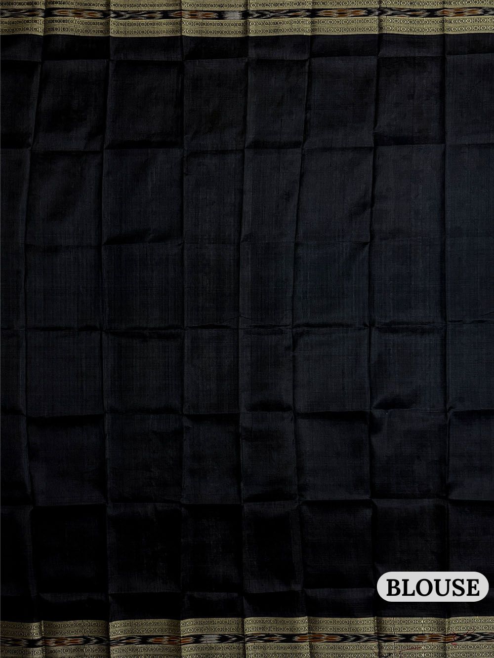 Green and Black Pasapalli Pattern Handloom Khandua Patta Saree