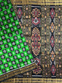 Green and Black Pasapalli Pattern Handloom Khandua Patta Saree