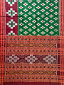 Green and Maroon Pasapalli Pattern Pure Silk Handloom Khandua Patta Saree