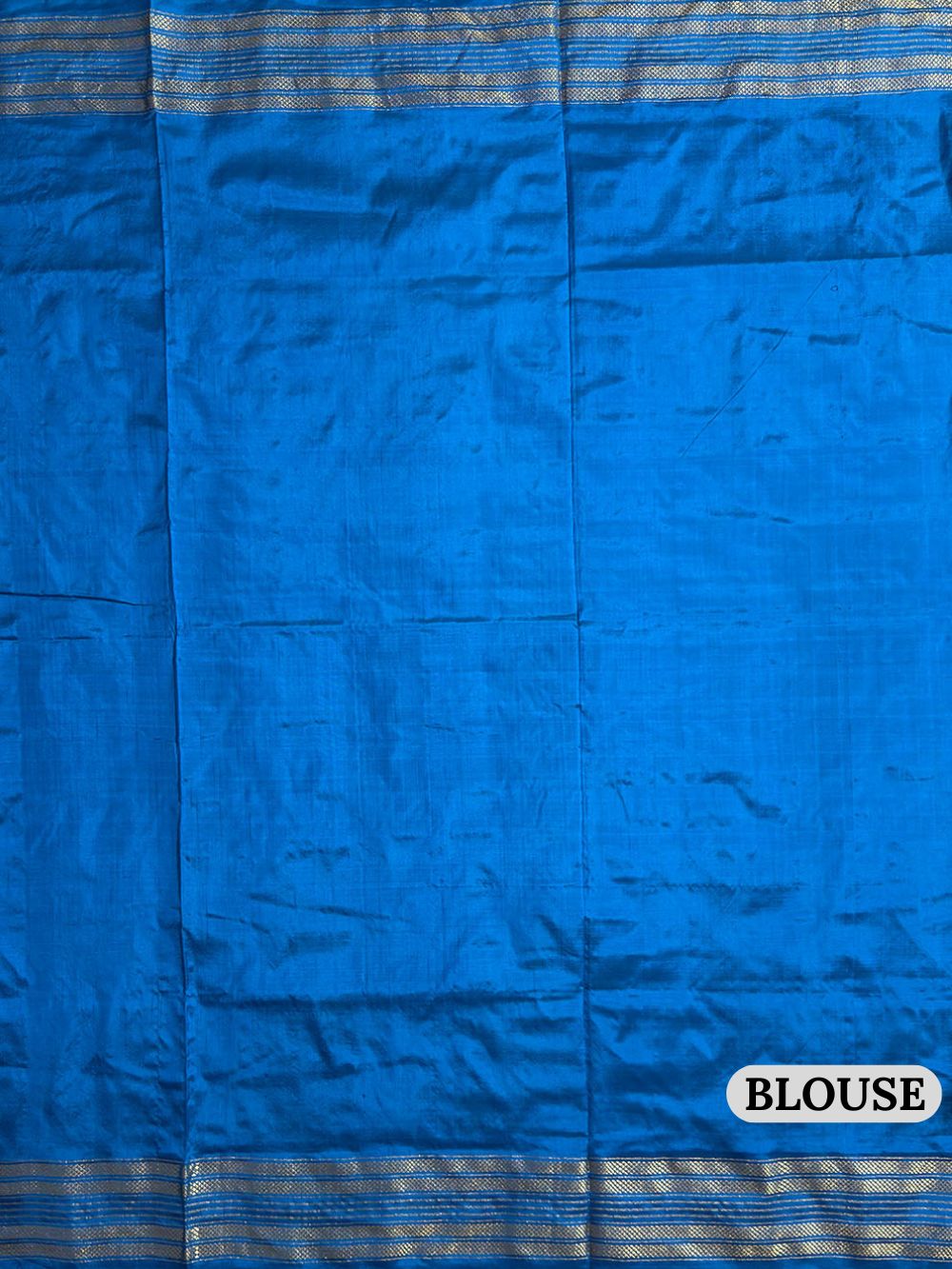 Grey, Black and Blue Pochampally Pure Silk Handloom Saree in Patola Pattern