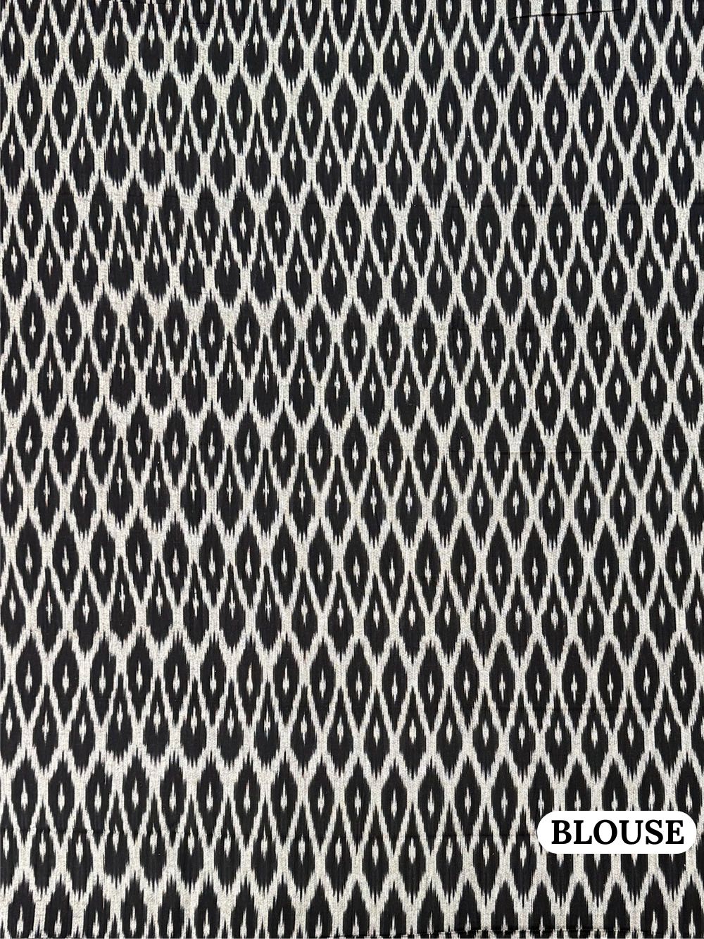 Grey, Black and Neon Green Pochampally Mercerised Cotton Handloom Saree in Ikkat Pattern