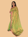 Light Green Handloom Cotton Tissue Saree