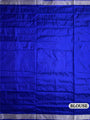 Lime Green and Blue Stripes Pattern Sambalpuri Silk Handloom Saree