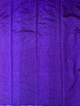Lime Green and Purple Pure Raw Silk Handloom Saree with Temple Border