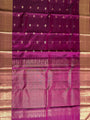 Magenta Pure Silk Kanjivaram Handloom Saree