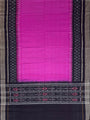 Magenta and Black Sambalpuri Handloom Cotton Dress Material