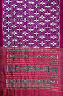Magenta and Pink Pure Silk Handloom Khandua Patta Saree