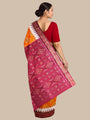 Maroon and Yellow Nuapatna Handloom Cotton Saree