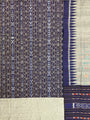 Navy Blue Nuapatna Handloom Cotton Dress Material