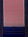 Navy Blue and Baby Pink Sambalpuri Handloom Cotton Dress Material