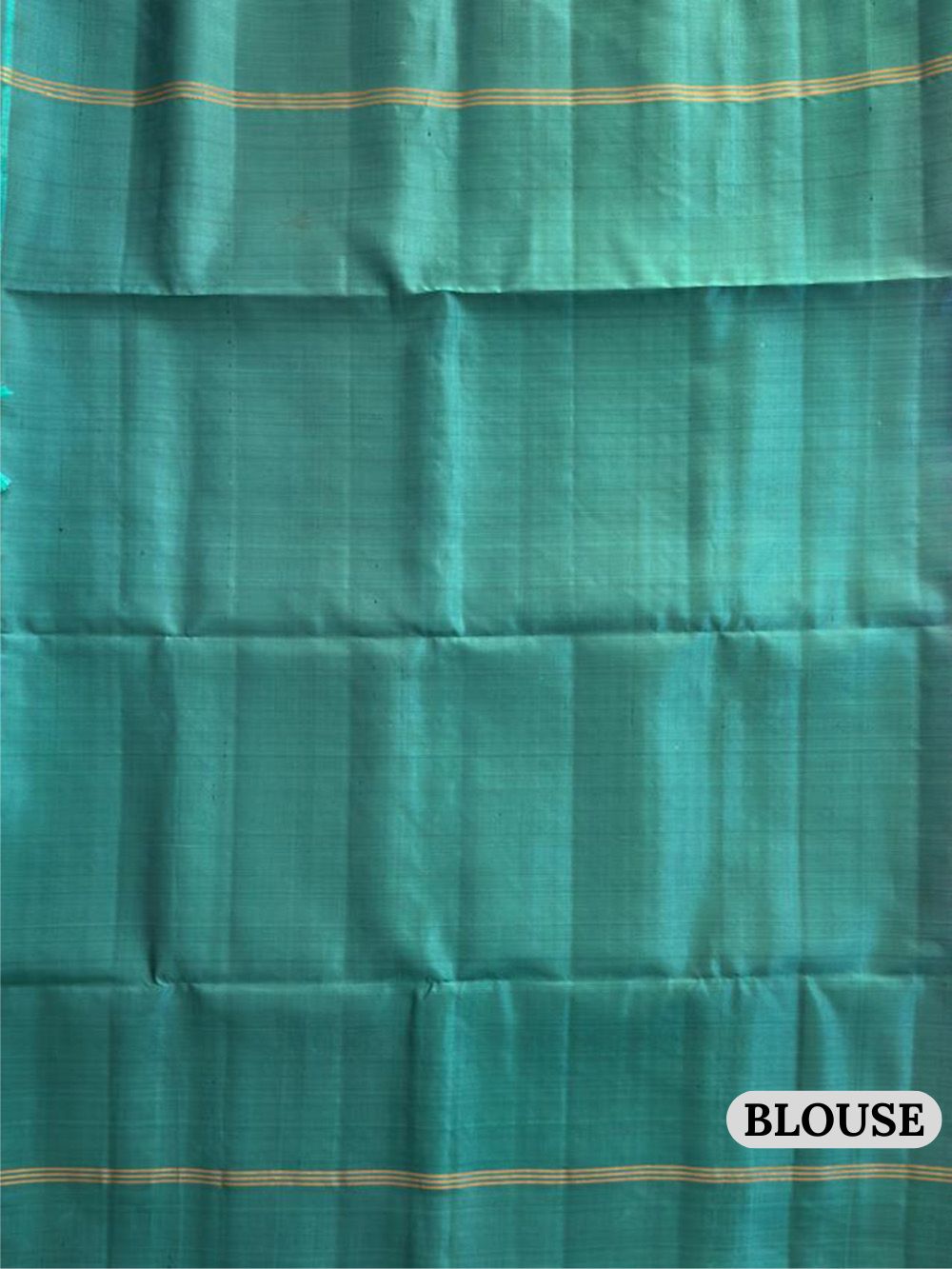 Navy Blue and Teal Pure Soft Silk Handloom Saree