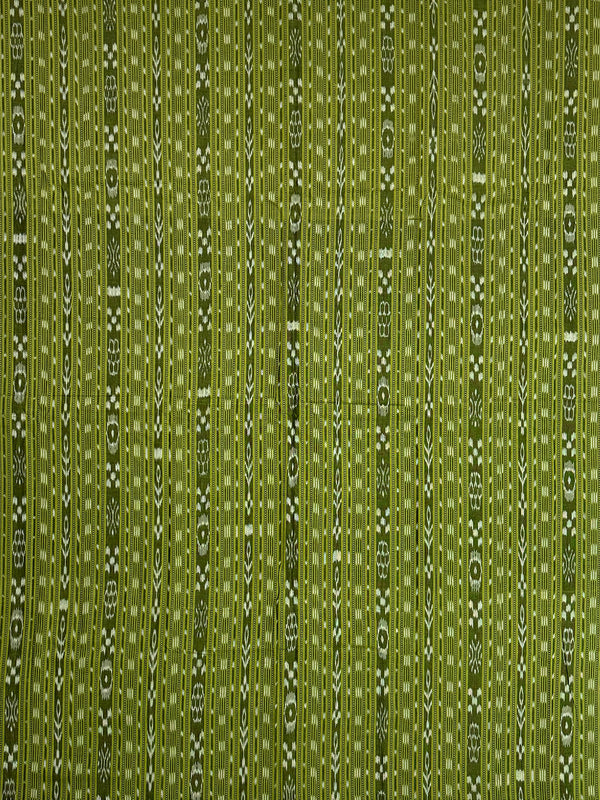 Olive Green Nuapatna Handloom Cotton Dress Material