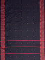 Orange and Black Nuapatna Handloom Cotton Dress Material