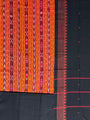 Orange and Black Nuapatna Handloom Cotton Dress Material